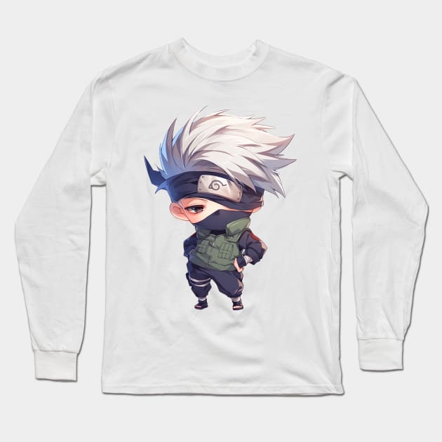 kakashi Long Sleeve T-Shirt by boxermaniac